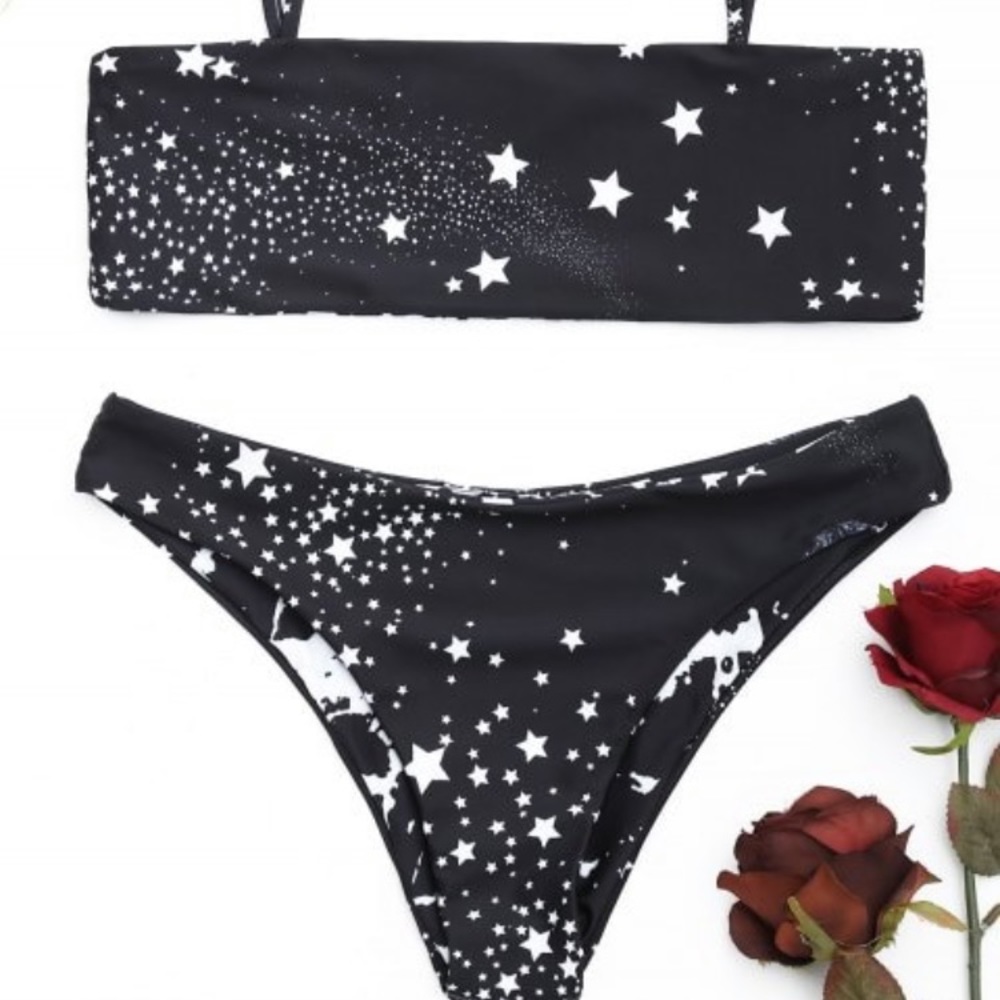 Star print bikini